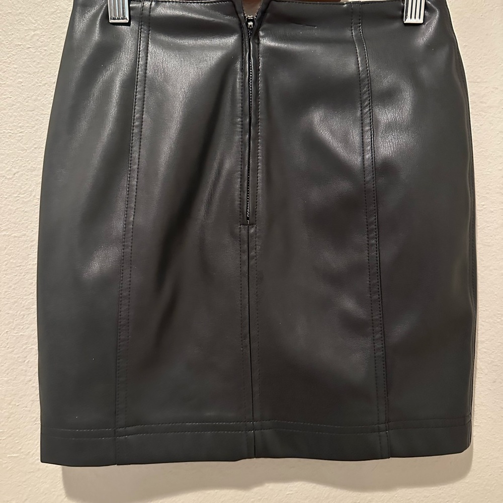 Free People Modern Femme Vegan Leather Skirt size XS